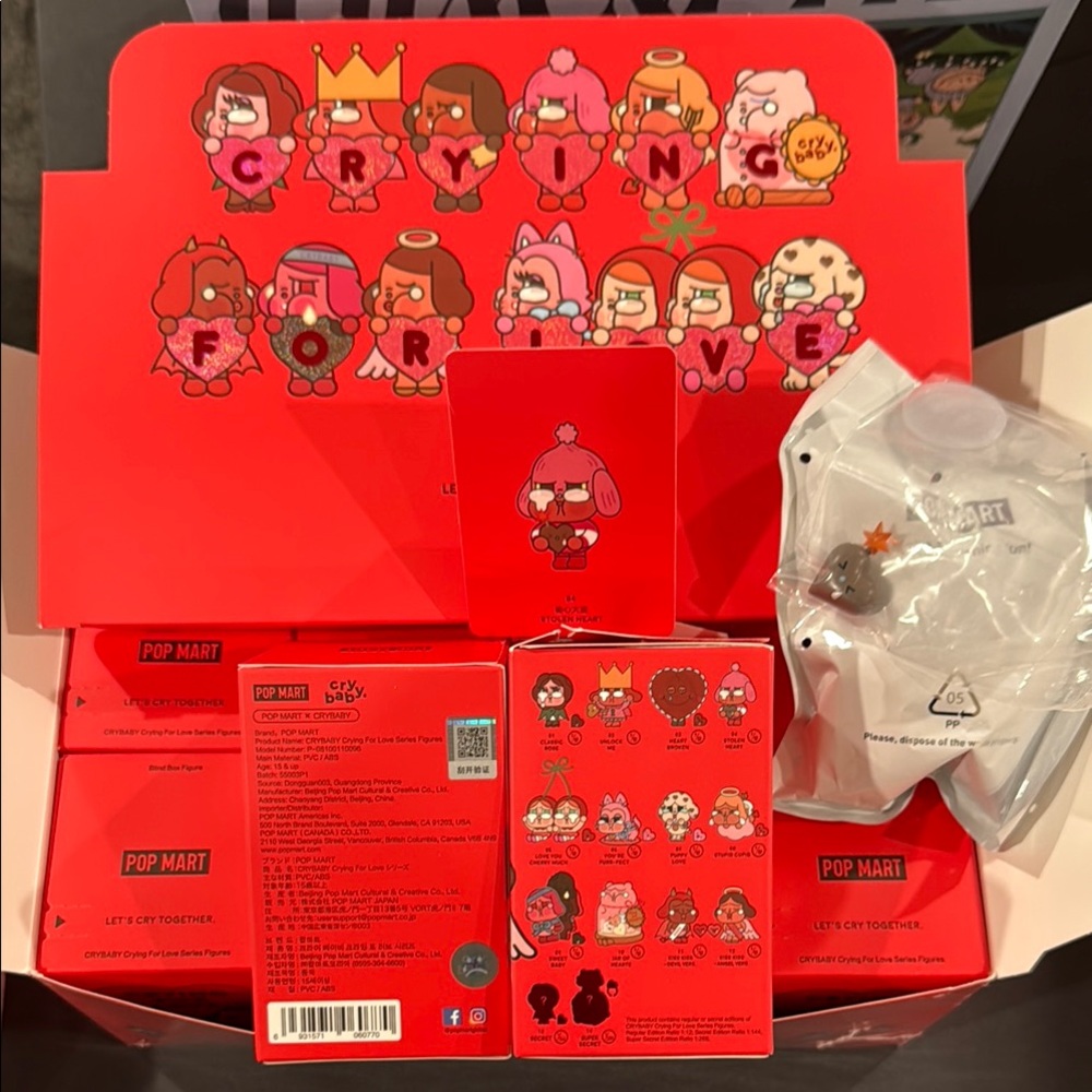 Pop Mart Crying for Love Collectible Serie STOLEN HEART or  (Pick1)